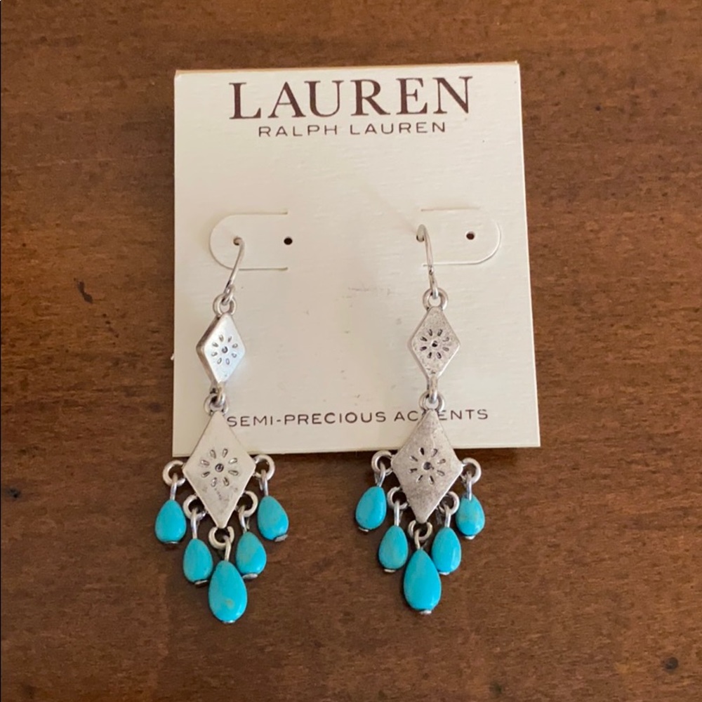Lauren Ralph Lauren Turquoise Dangle Earrings